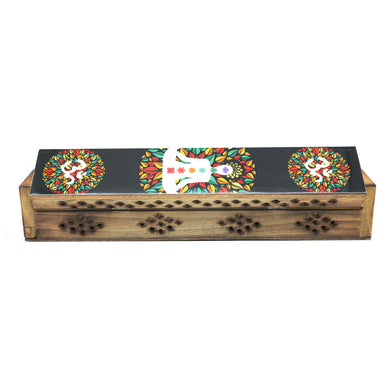 Chakra and Om Incense Holder Box