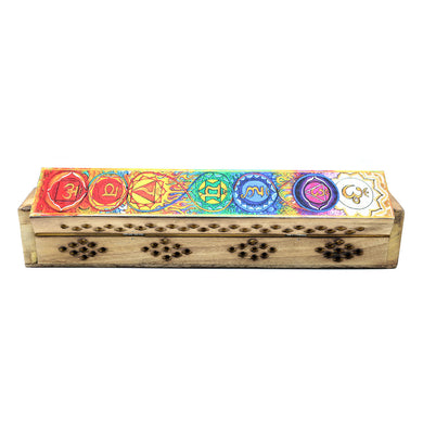 Sketched Chakra Incense Holder Box