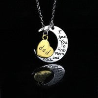 I Love You Moon Necklace
