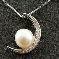 Crystal Moon Necklace