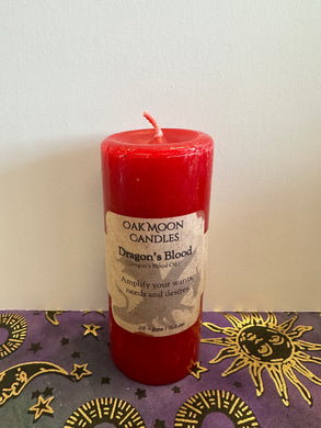 Dragon's Blood Pillar Candle