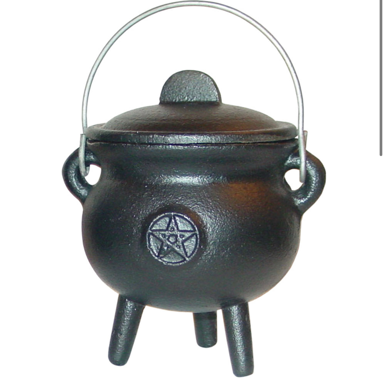 Cast Iron Cauldron (pentacle)