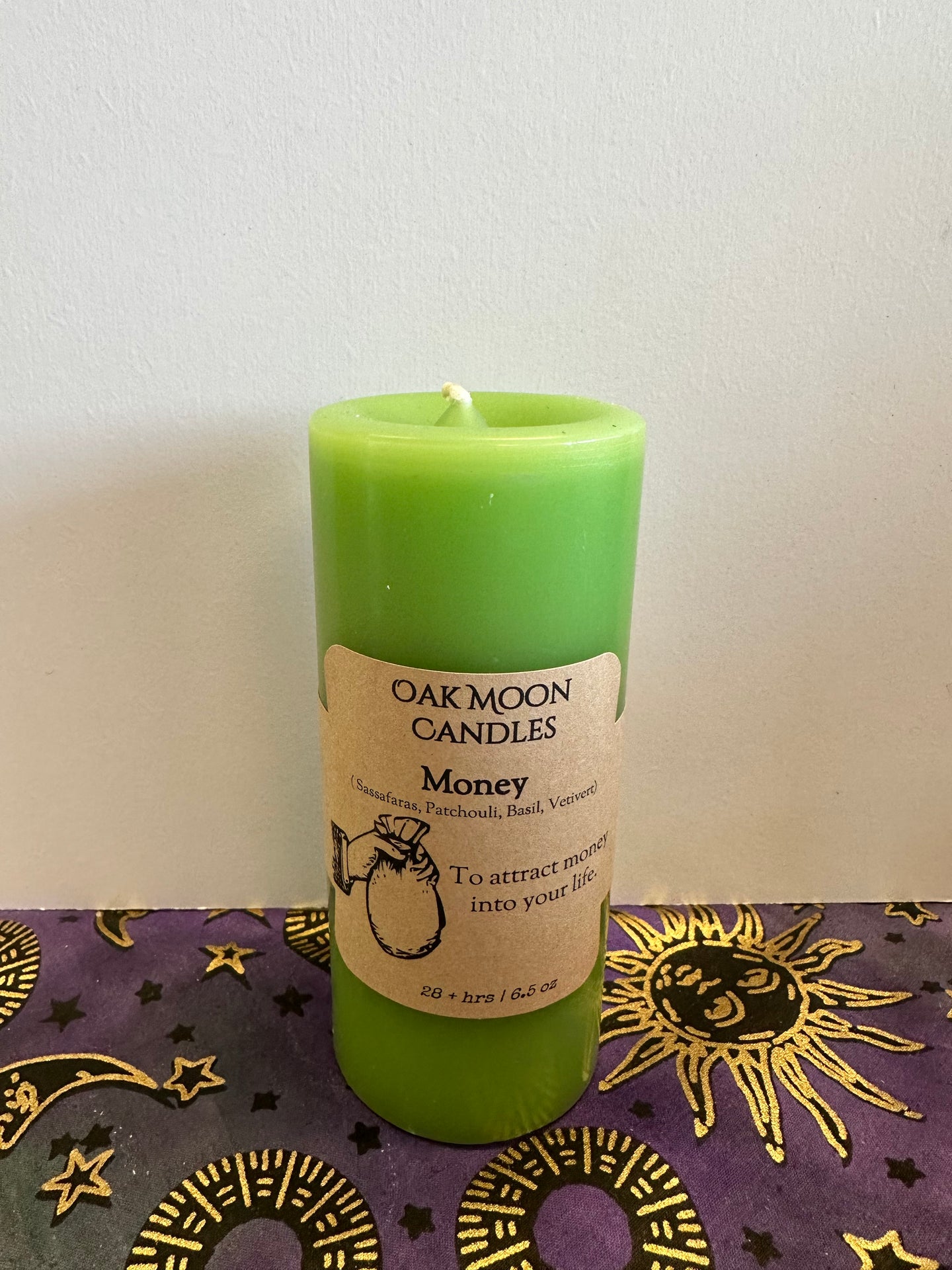 Money Pillar Candle