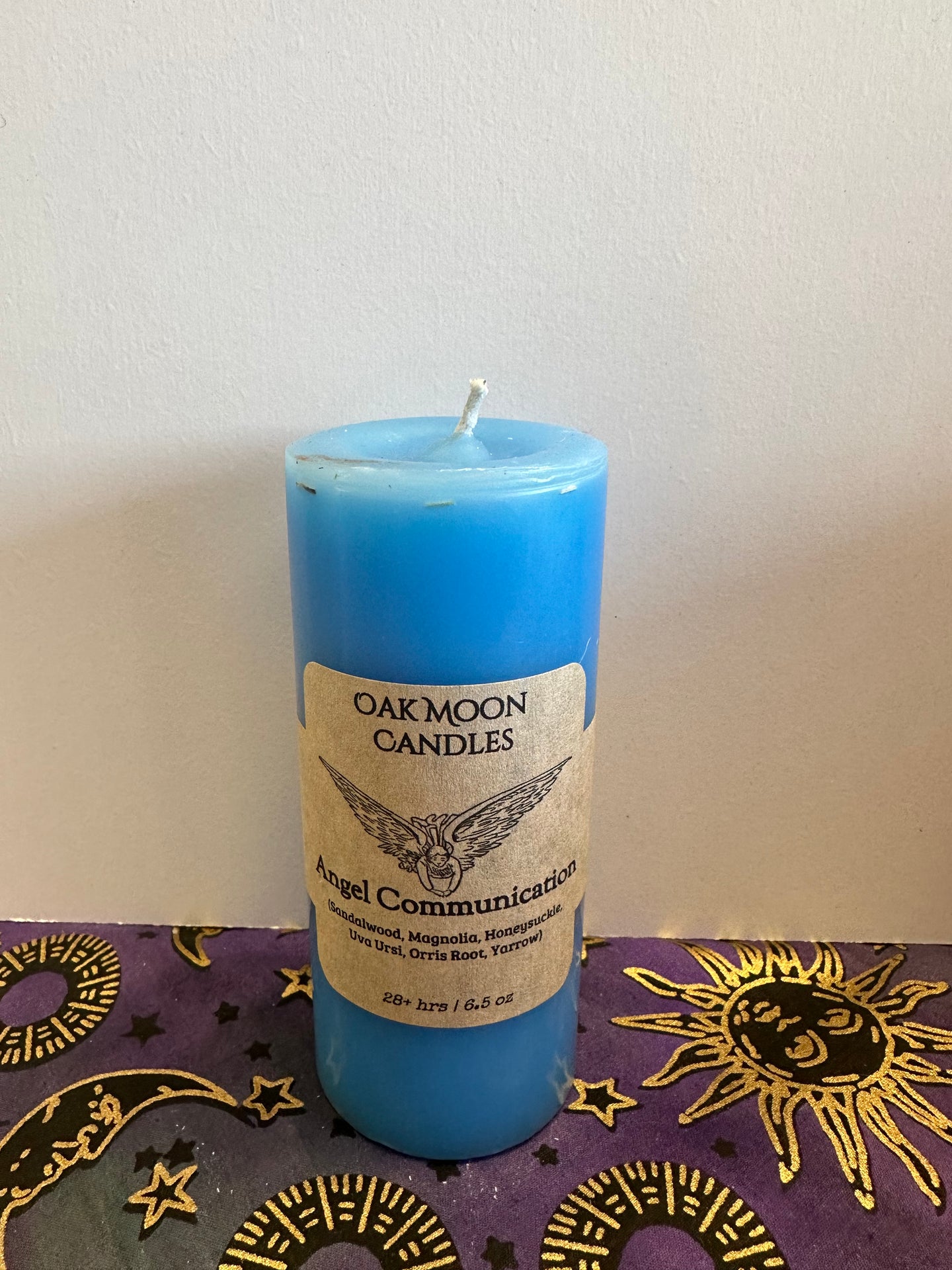 Angel Communication Pillar Candle