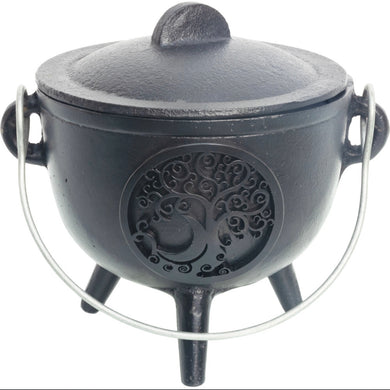 Cast Iron Cauldron (Tree of Life)