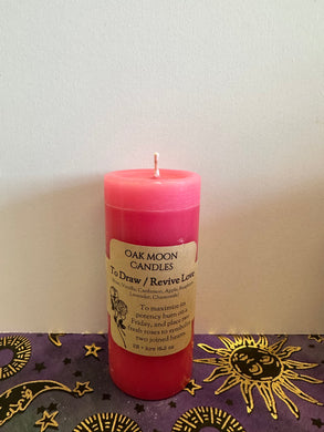 Draw/Revive Love Pillar Candle